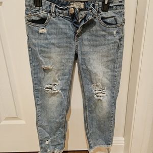 Free People Cropped Jeans